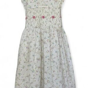 Vintage 100% cotton Laura Ashley floral 2T dress